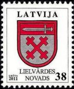 Latvia 2002 - set Coat of arms: 38 s