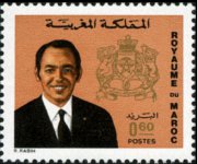 Marocco 1973 - serie Re Hassan II: 0,60 d