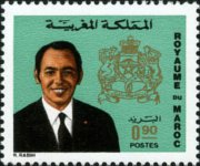 Marocco 1973 - serie Re Hassan II: 0,90 d