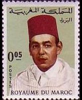Marocco 1968 - serie Re Hassan II: 0,05 d