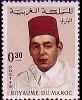 Marocco 1968 - serie Re Hassan II: 0,30 d
