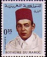 Marocco 1968 - serie Re Hassan II: 0,35 d