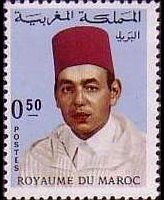 Marocco 1968 - serie Re Hassan II: 0,50 d