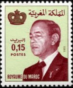 Marocco 1981 - serie Re Hassan II: 0,15 d