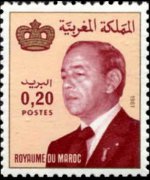 Marocco 1981 - serie Re Hassan II: 0,20 d