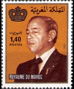 Marocco 1981 - serie Re Hassan II: 1,40 d