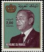 Marocco 1981 - serie Re Hassan II: 2 d