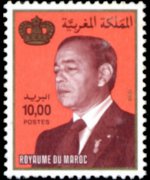 Marocco 1981 - serie Re Hassan II: 10 d