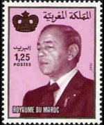 Marocco 1981 - serie Re Hassan II: 1,25 d