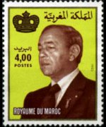 Marocco 1981 - serie Re Hassan II: 4 d