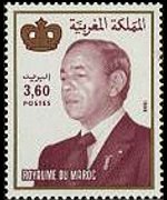 Marocco 1981 - serie Re Hassan II: 3,60 d