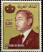 Marocco 1981 - serie Re Hassan II: 5,20 d