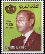 Marocco 1981 - serie Re Hassan II: 1,35 d