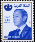 Marocco 1981 - serie Re Hassan II: 6 d