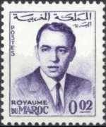 Marocco 1962 - serie Re Hassan II: 0,02 d