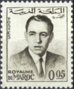Marocco 1962 - serie Re Hassan II: 0,05 d