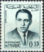 Marocco 1962 - serie Re Hassan II: 0,15 d
