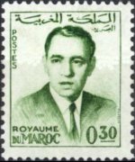Marocco 1962 - serie Re Hassan II: 0,30 d