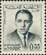 Marocco 1962 - serie Re Hassan II: 0,35 d