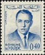 Marocco 1962 - serie Re Hassan II: 0,40 d