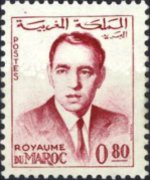Marocco 1962 - serie Re Hassan II: 0,80 d