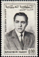 Marocco 1962 - serie Re Hassan II: 0,90 d