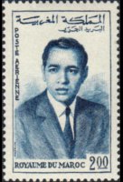 Marocco 1962 - serie Re Hassan II: 2 d