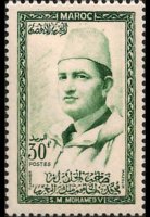 Marocco 1956 - serie Sultano Mohammed V: 30 fr