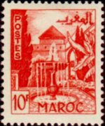 Marocco 1949 - serie Vedute cittadine: 10 fr
