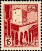 Morocco 1949 - set City views: 15 fr