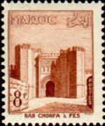 Marocco 1955 - serie Vedute: 8 fr