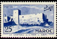 Marocco 1955 - serie Vedute: 25 fr