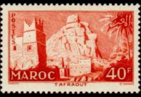 Marocco 1955 - serie Vedute: 40 fr