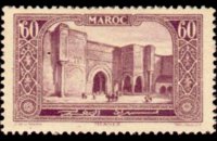 Marocco 1923 - serie Monumenti: 60 c