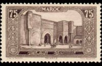 Morocco 1923 - set Monuments: 75 c