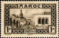 Morocco 1933 - set Views: 1 c
