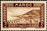 Morocco 1933 - set Views: 3 c