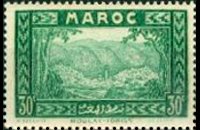 Morocco 1933 - set Views: 30 c