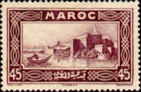 Morocco 1933 - set Views: 45 c