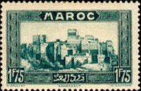 Morocco 1933 - set Views: 1,75 fr