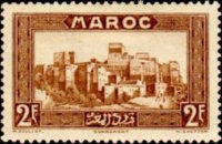 Morocco 1933 - set Views: 2 fr