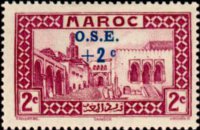 Morocco 1933 - set Views: 2 c + 2 c
