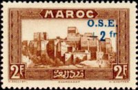 Morocco 1933 - set Views: 2 fr + 2 fr