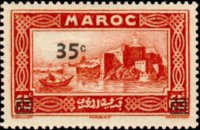 Morocco 1933 - set Views: 35 c su 65 c