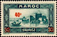 Morocco 1933 - set Views: 40 c su 50 c