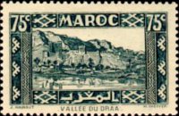 Marocco 1939 - serie Paesaggi e monumenti: 75 c