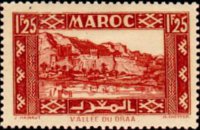 Marocco 1939 - serie Paesaggi e monumenti: 1,25 fr