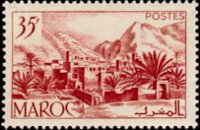 Morocco 1947 - set City views: 35 fr