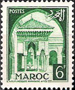 Marocco 1952 - serie Vedute: 6 fr