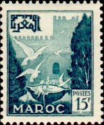 Marocco 1952 - serie Vedute: 15 fr
